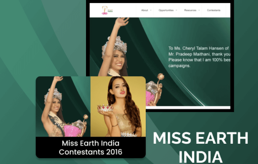 Miss Earth India screenshot 1