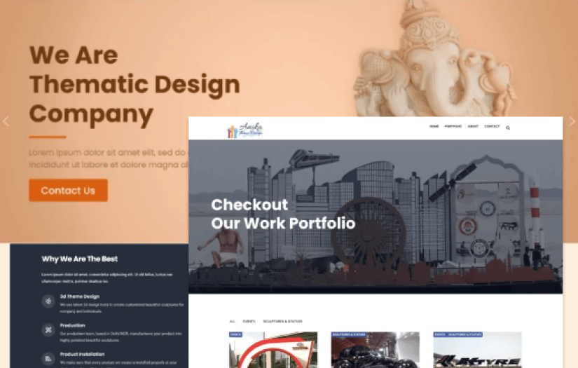 Anika Theme Design screenshot 1