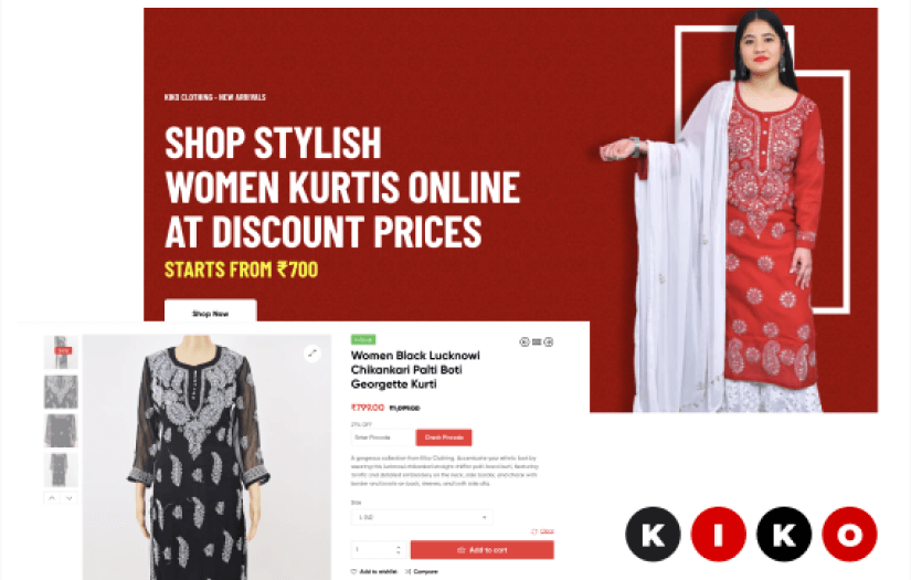 Kiko Clothing screenshot 1