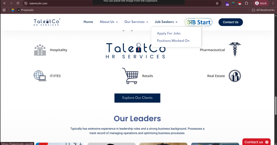 Talent Co Hr Services  screenshot 1