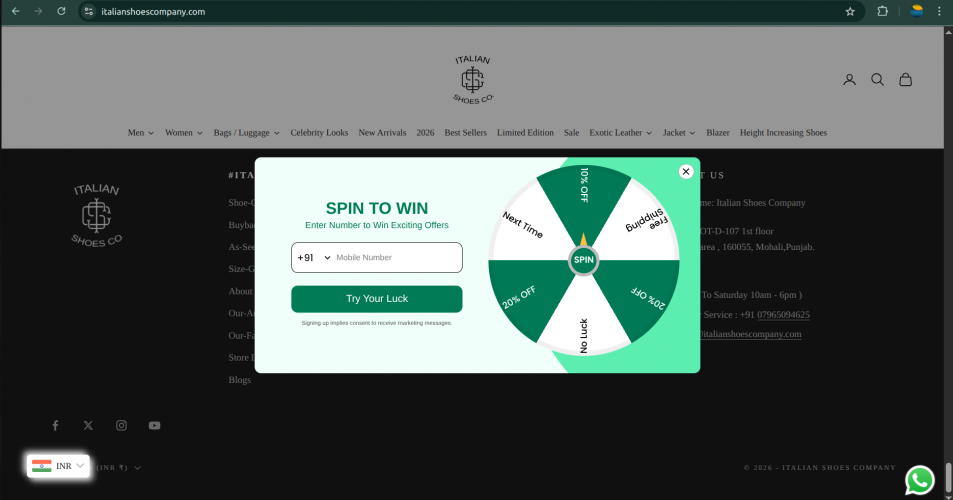 Italian Shoes Company  screenshot 3