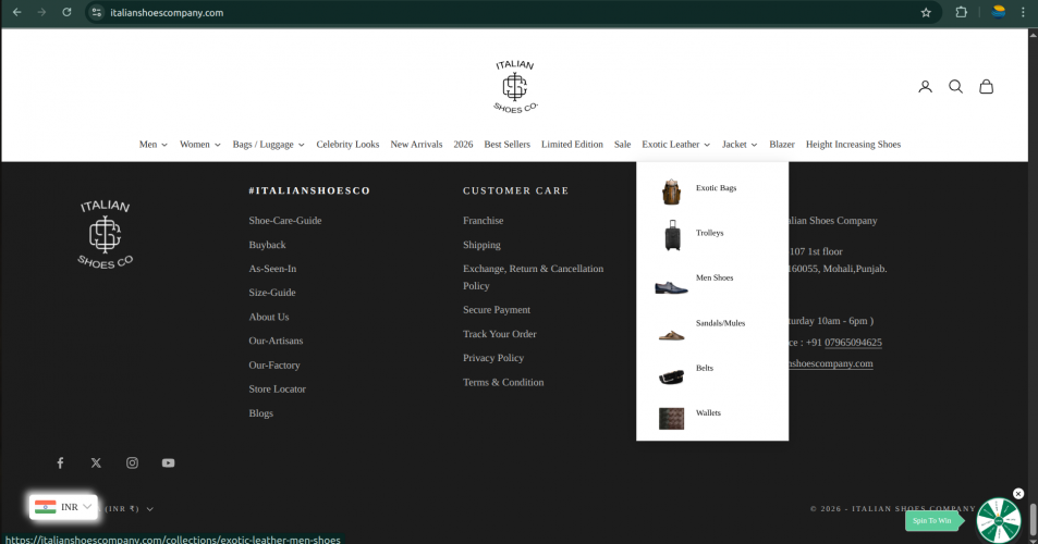 Italian Shoes Company  screenshot 5