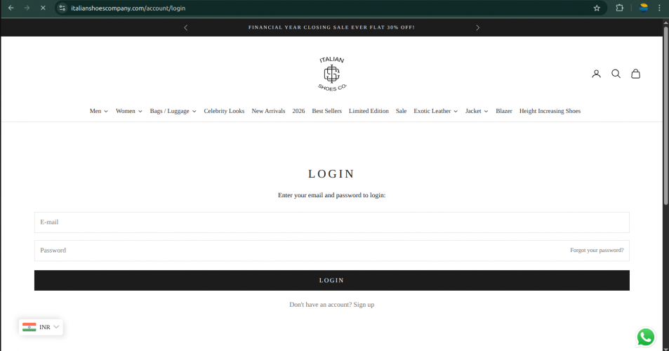 Italian Shoes Company  screenshot 1