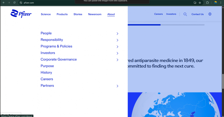 Pfizer (BioPharmaceutical company) screenshot 4