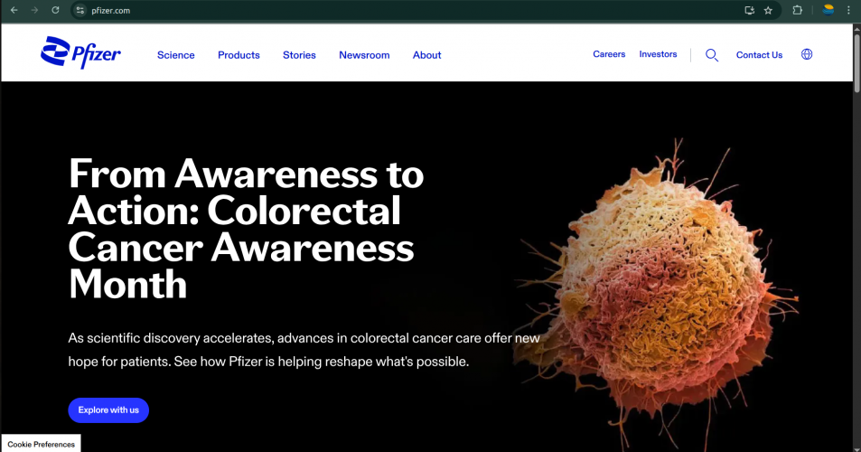 Pfizer (BioPharmaceutical company) screenshot 2