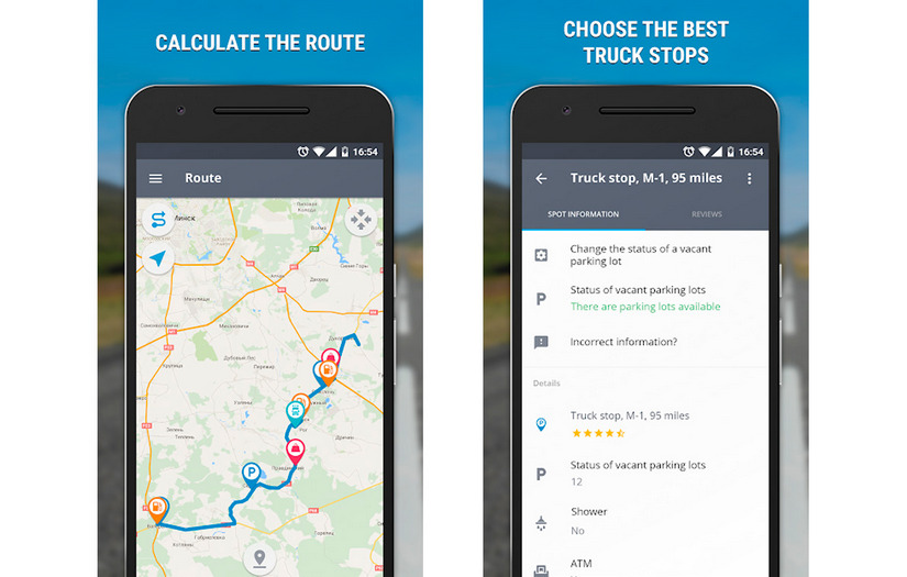 Cargolink - Truck Navigator App for Android screenshot 1