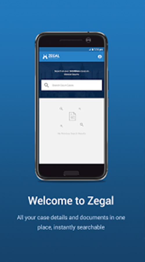 Zegal (Web, Mobile App for Legal Industry) screenshot 1