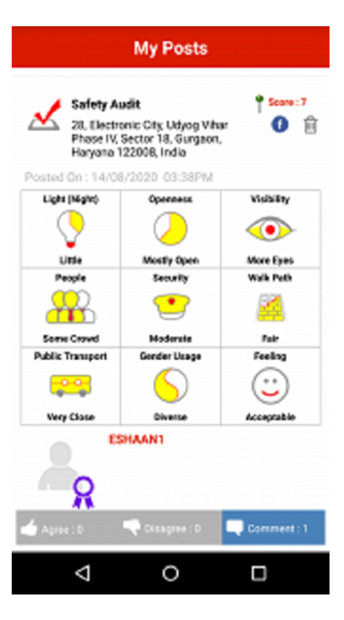 My Safetipin screenshot 1