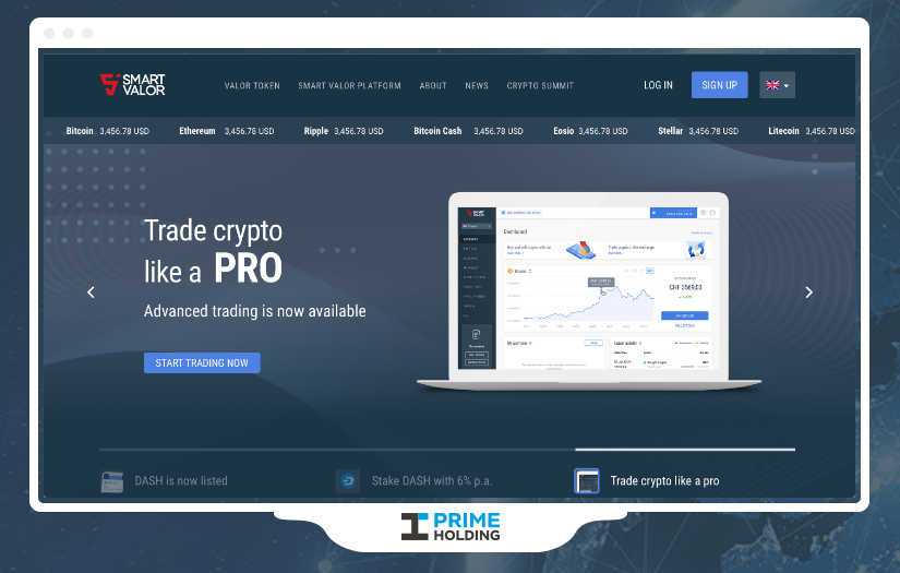 Smart Valor - Tokenized investment platform screenshot 1