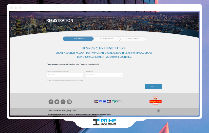Currency exchange platform screenshot 3