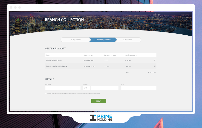 Currency exchange platform screenshot 6