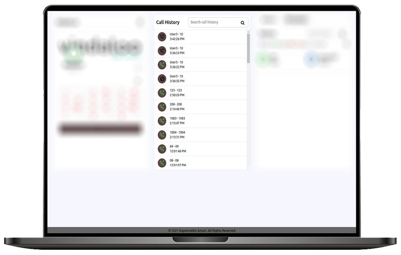 Multi-Tenant WebRTC Client screenshot 1
