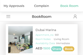 Property Booking Mobile App ROOMDADDY