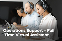 Operations Support – Full-Time Virtual Assistant