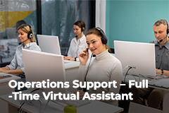 Operations Support – Full-Time Virtual Assistant