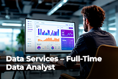 Data Services – Full-Time Data Analyst
