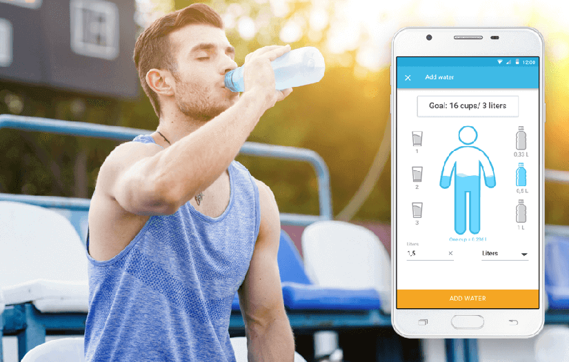 Qidam: fitness, water and calorie control screenshot 3