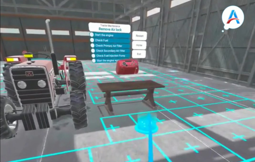 Virtual Reality- VR Tractor Training Experience screenshot 1