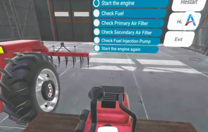 Virtual Reality- VR Tractor Training Experience screenshot 2