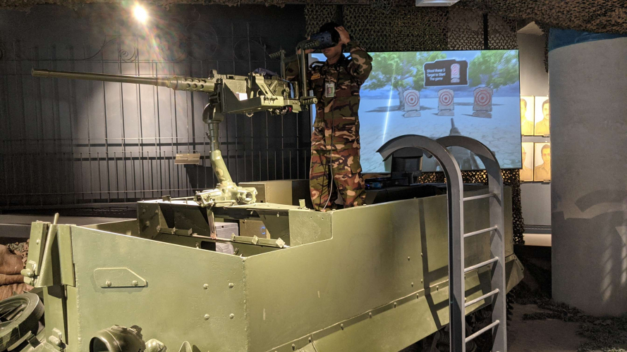 Virtual Reality (VR)- Bunker Defense Shooting Game! screenshot 2