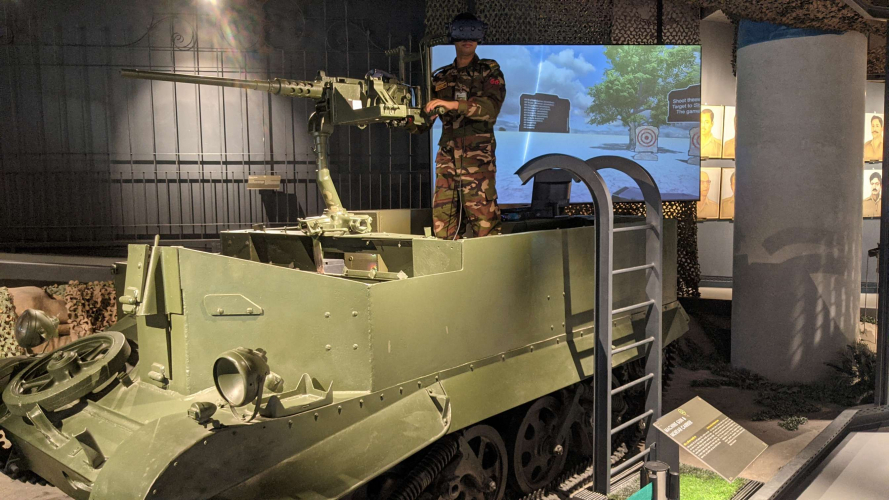 Virtual Reality (VR)- Bunker Defense Shooting Game! screenshot 1