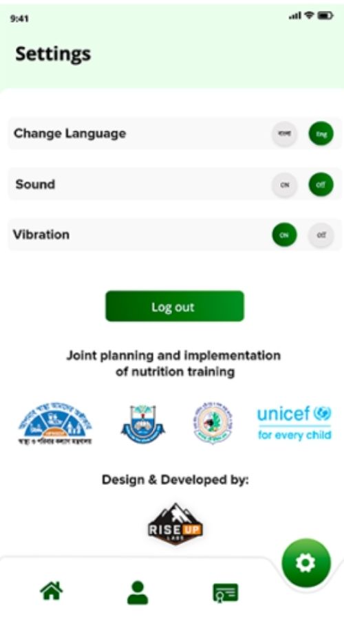 Nutrition e-Learning Platform screenshot 2