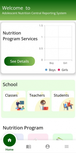 Adolescent Nutrition Central Reporting System screenshot 5