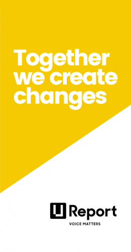 U-Report screenshot 1