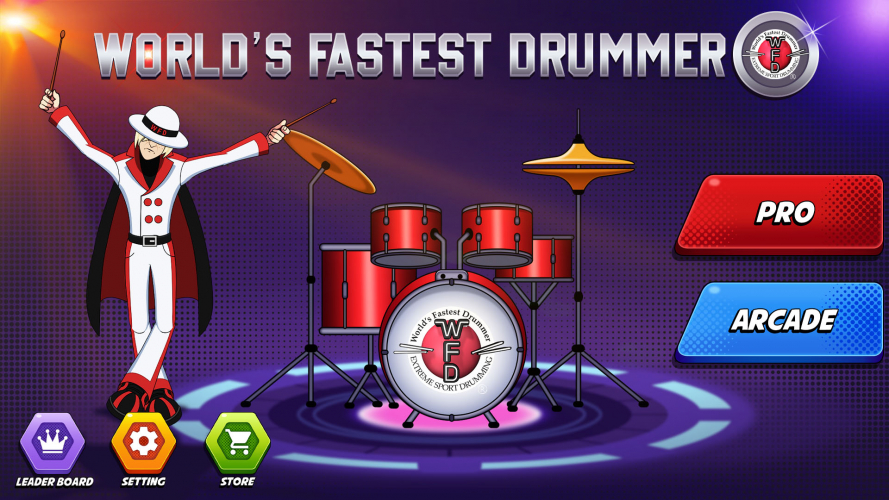 World's Fastest Drummer Game screenshot 4