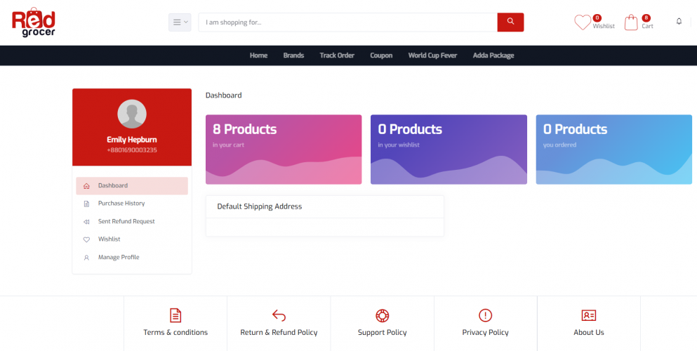 Red Grocer eCommerce platform screenshot 2