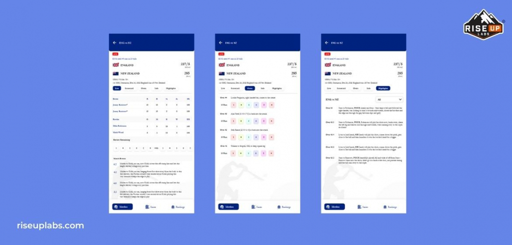 Crick Live - Cricket Statistics Mobile App screenshot 1