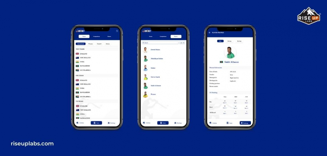 Crick Live - Cricket Statistics Mobile App screenshot 2