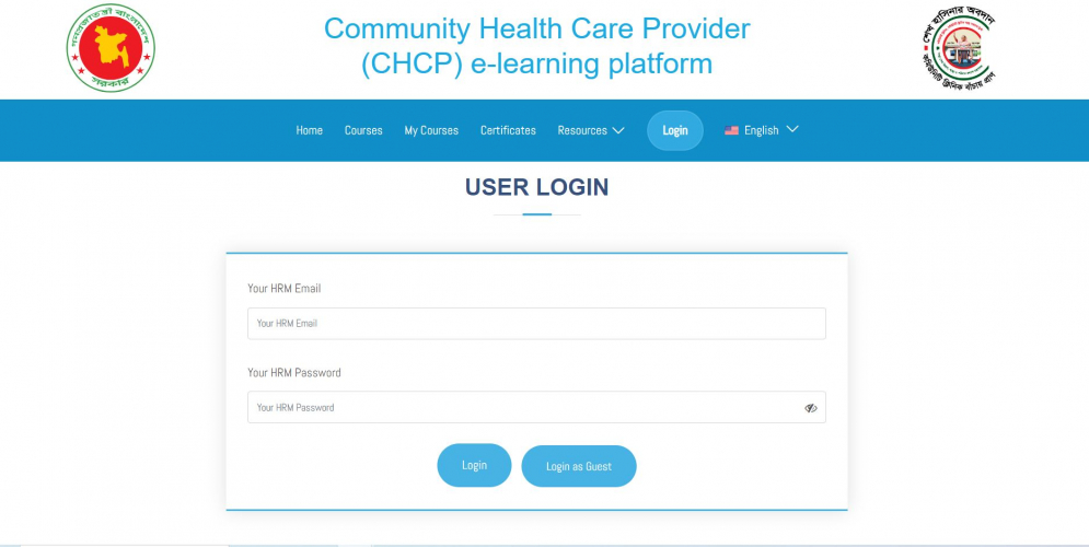 CHCP e-Learning Platform for WHO screenshot 2