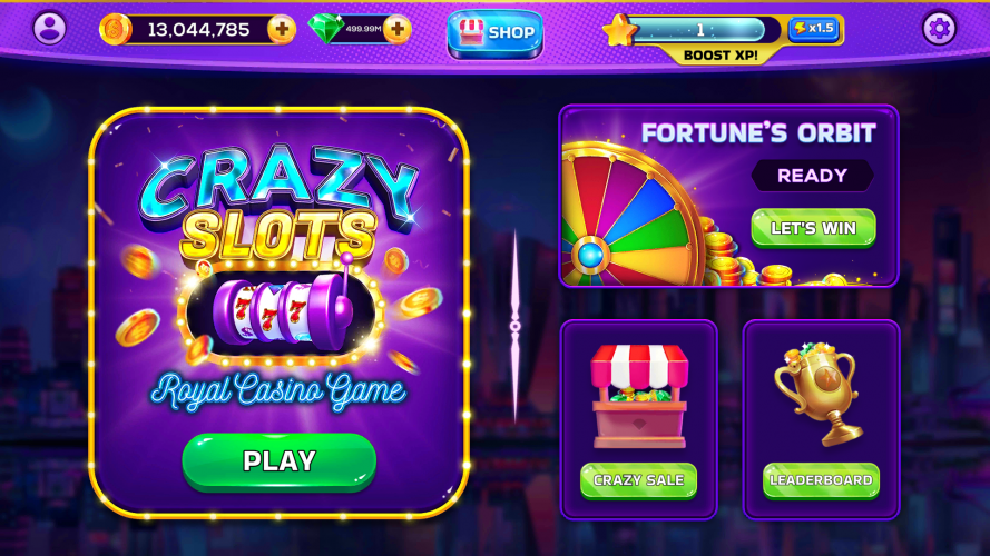 Crazy Slots: Royal Casino game screenshot 1