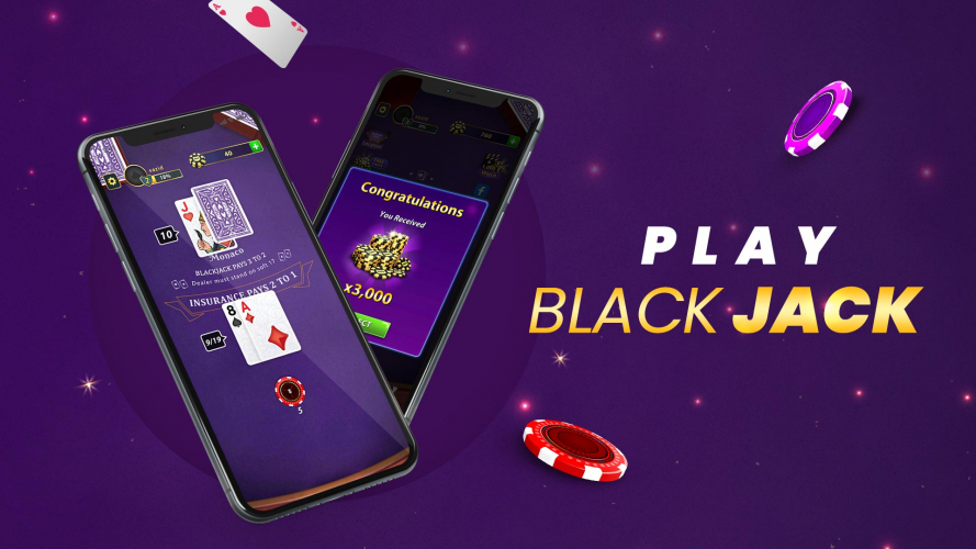BlackJack 21 Classic Card Game screenshot 1