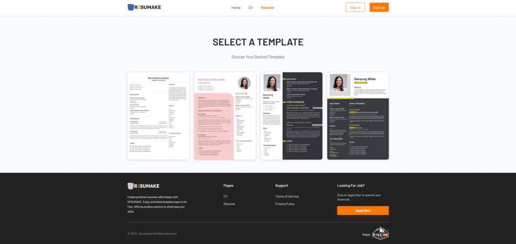 RESUMAKE screenshot 4
