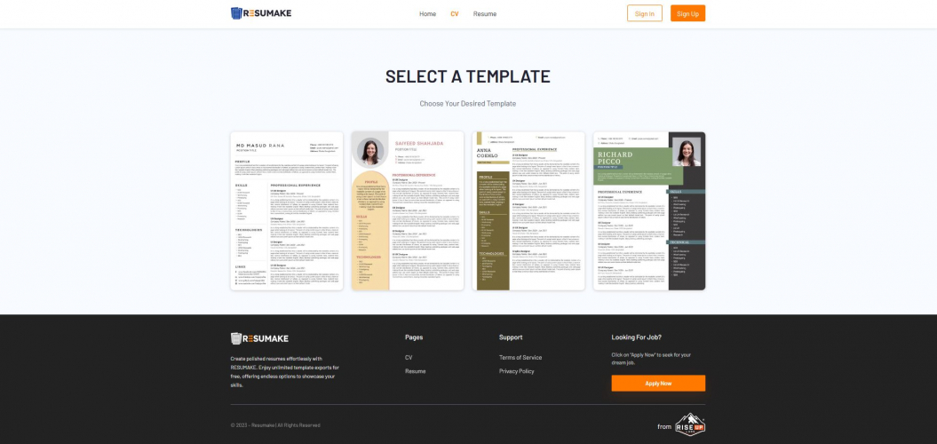 RESUMAKE screenshot 5