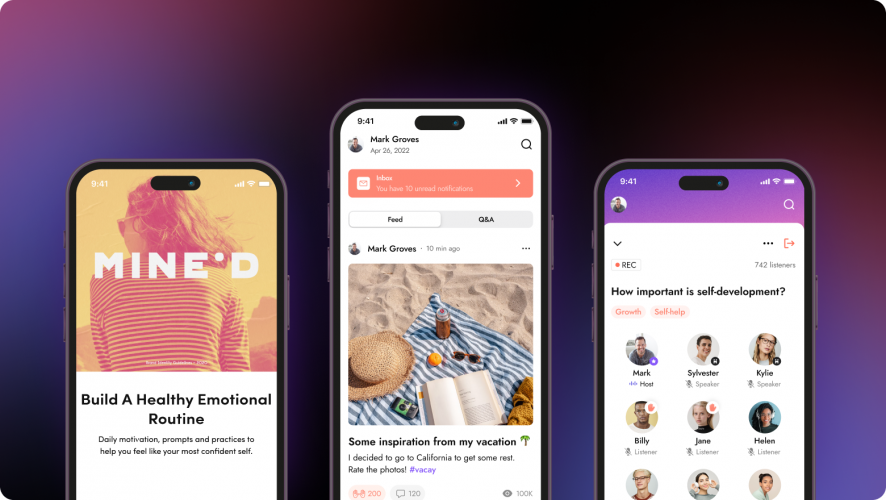 Mine`d | Healthcare Platform screenshot 2
