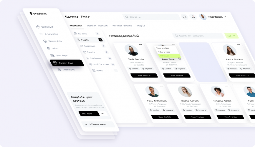 Gradwork | Recruitment Platfor screenshot 3
