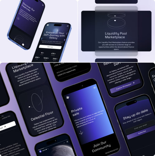 Galaxy | UI/UX Design and Branding for Web3 Trading Platform screenshot 3