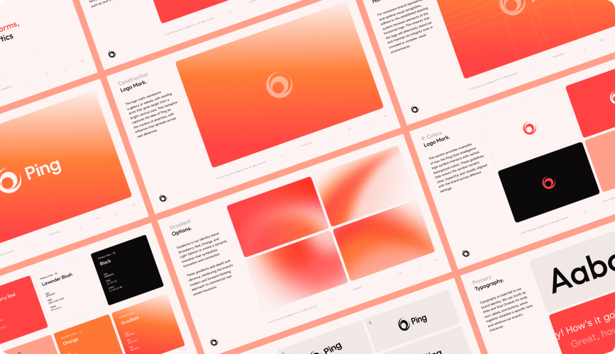 Ping | Brand Identity for Insurance Intelligence Platform screenshot 4