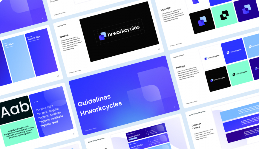 HR Platform UI/UX Design and Branding | Arounda Case Study screenshot 1