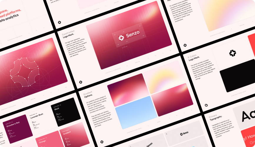 Senzo | Web3 Branding for a Crypto Banking Platform screenshot 1