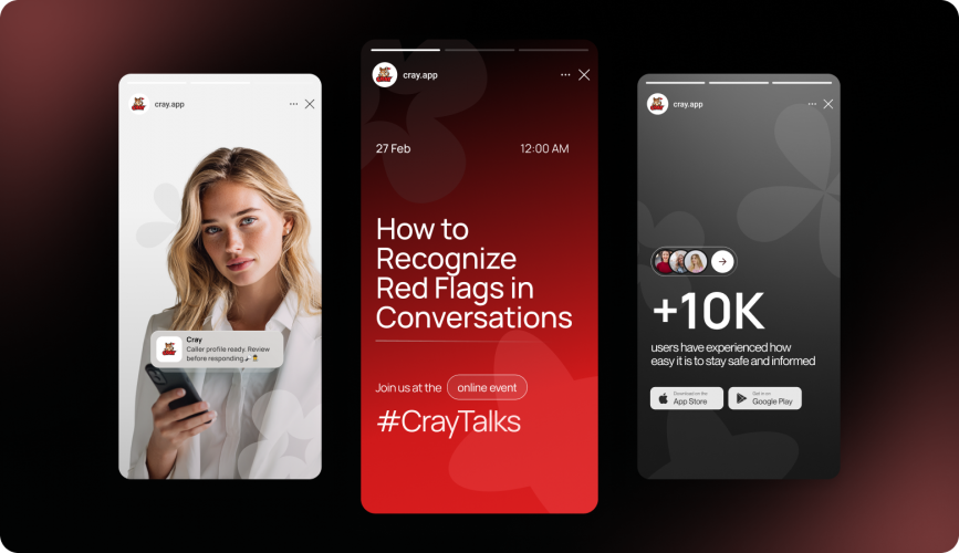 Cray | UI/UX Design for an Early-Stage Dating Platform screenshot 1