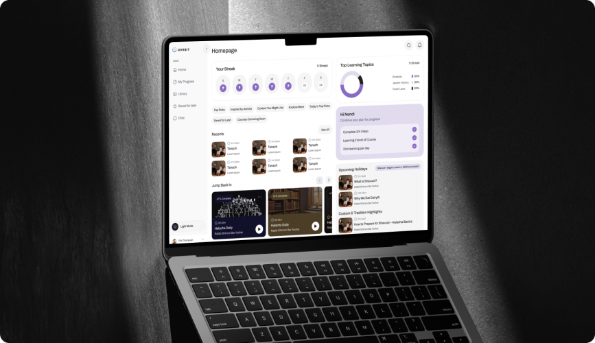 Ohrbit | UI/UX Design for an EdTech Learning Ecosystem screenshot 2