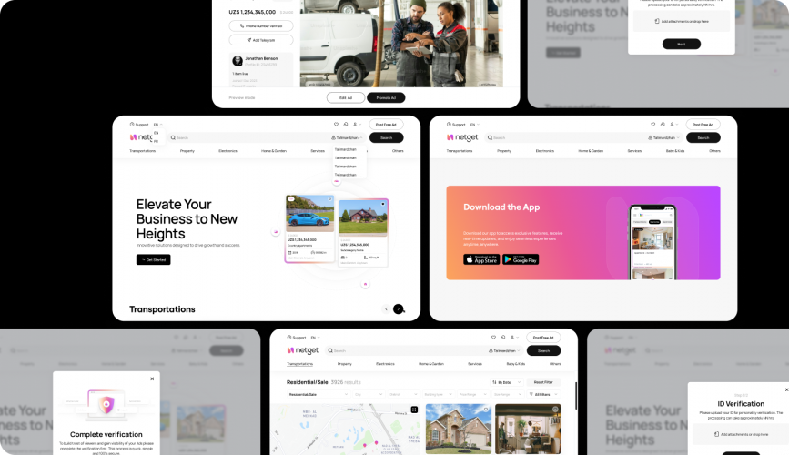 NetGet | Marketplace UX/UI Redesign screenshot 3