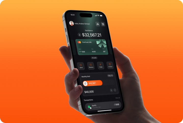 FlowFunds | Branding, Web, and Product Design for a Fintech Platform  screenshot 3