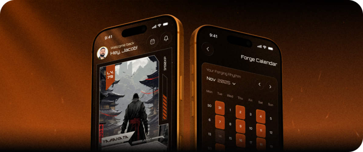 Reforge | Gamified Fitness App Design for Athletes and Coaches  screenshot 2