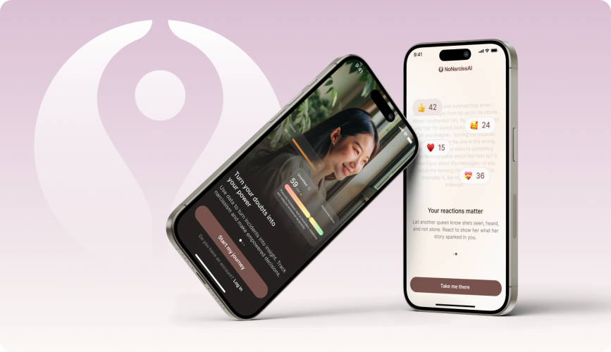 NoNarcissAI | Mobile App Redesign for a Relationship Tool  screenshot 4