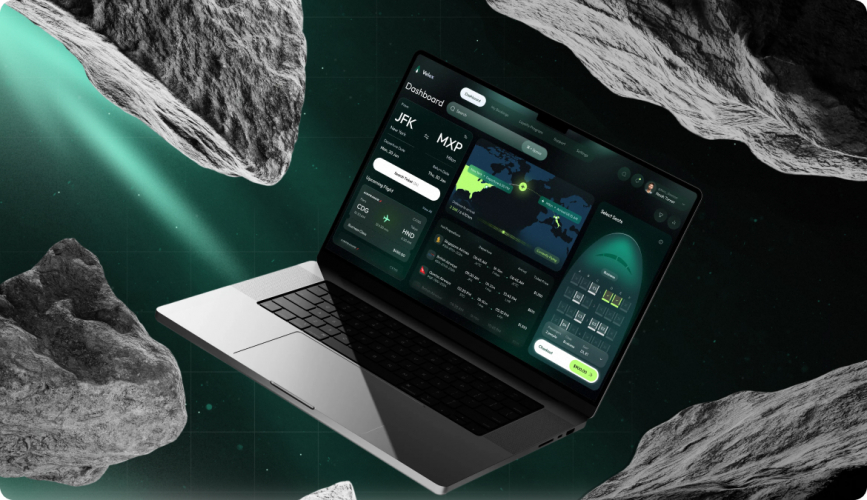 Velox | Dashboard Design for a Premium Airline Booking Experience  screenshot 1